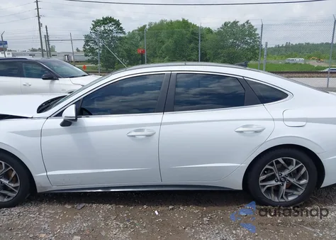 2021 Hyundai Sonata Sel from USA, damaged, VIN 5NPEF4JA4MH117141